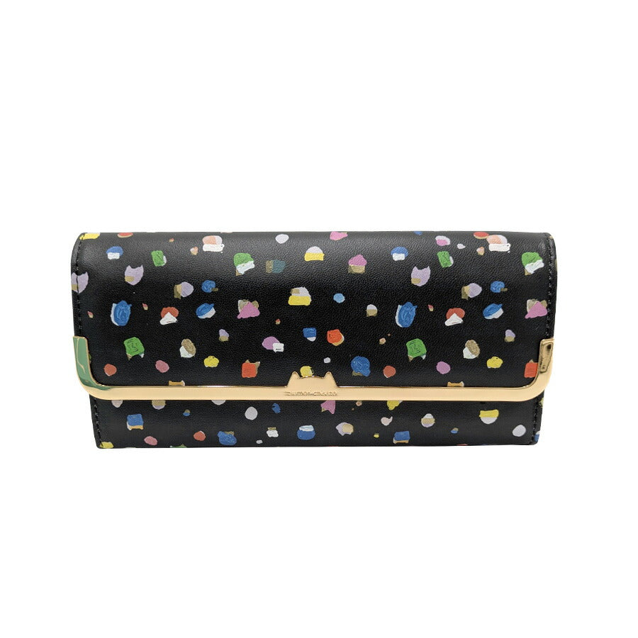 tsumori chisato CARRY 57932 てんてん 長財布 財布 さいふ サイフ ウォレット 普段使い 使いやすい 羊革 レディース プレゼント ギフト ブラック 日本製