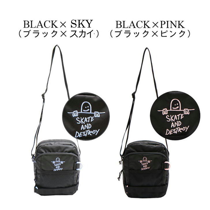 【レターパック配送】THRASHER スラッシャー MarkGonzales マークゴンザレス ショルダーバッグ THR-264 カバン バッグ メンズ レディース 撥水 スケーター ストリート アウトドア 旅行 GONZ デイリー使い キャンプ 学生 おしゃれ 人気