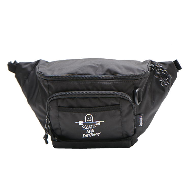 【レターパック配送】THRASHER スラッシャー MarkGonzales マークゴンザレス ウエストバッグ ボディバッグ ウエストポーチ ヒップバッグ THR-265 鞄 バッグ メンズ レディース 撥水 スケーター ストリート アウトドア 旅行 GONZ デイリー使い キャンプ 学生 おしゃれ 人気