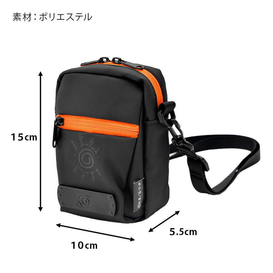 【NARUTO疾風伝】NSP21049 2WAYミニショルダーバッグ 斜め掛け かばん カバン 鞄 バッグ シンプル キャラクター アニメ ブラック カーキ ネイビー ワイン 普段使い 日常 人気 うずまきナルト はたけカカシ うちはサスケ うちはイタチ