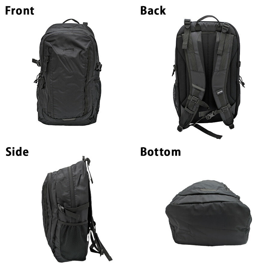 THRASHER thr282 バックパック 30L リュック 大容量 リュックサック 通勤 通学 かばん 普段使い ユニセックス メンズ レディース プレゼント ギフト ブラック