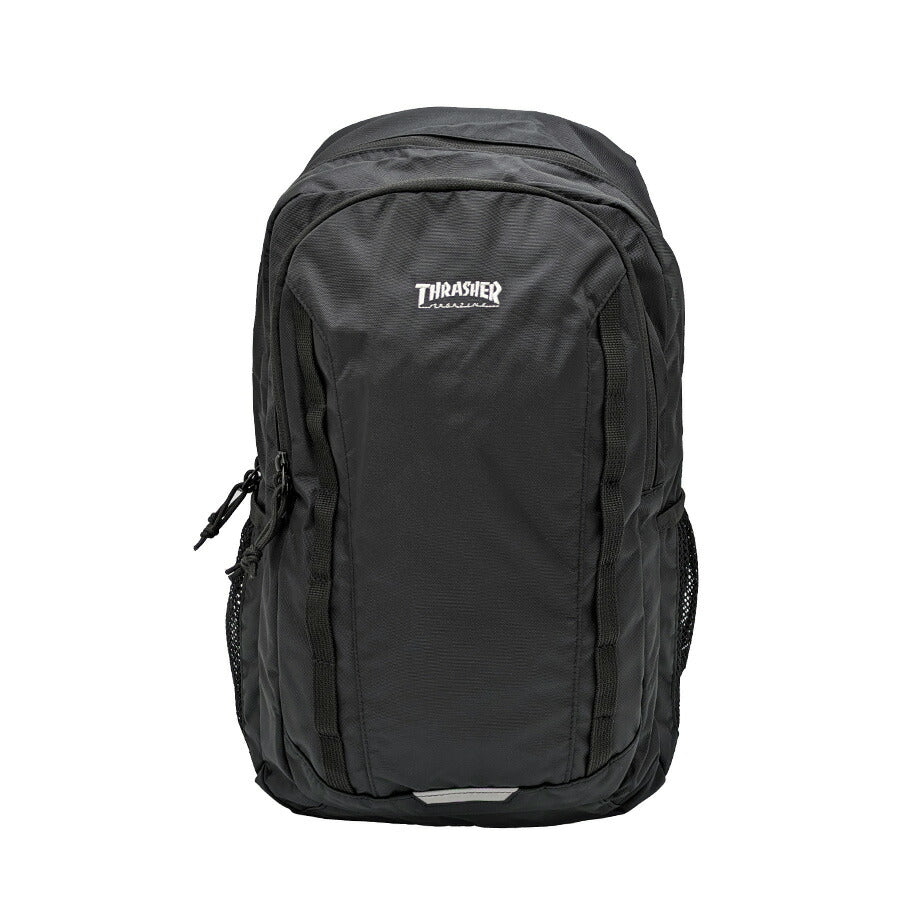 THRASHER thr283 バックパック 25L リュック 大容量 リュックサック 通勤 通学 かばん 普段使い ユニセックス メンズ レディース プレゼント ギフト ブラック