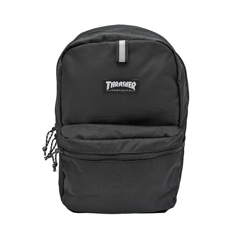 THRASHER thr290 バックパック 16L リュック 大容量 リュックサック 通学 かばん 普段使い 女の子 男の子 子供 ジュニア キッズ プレゼント ギフト ブラック