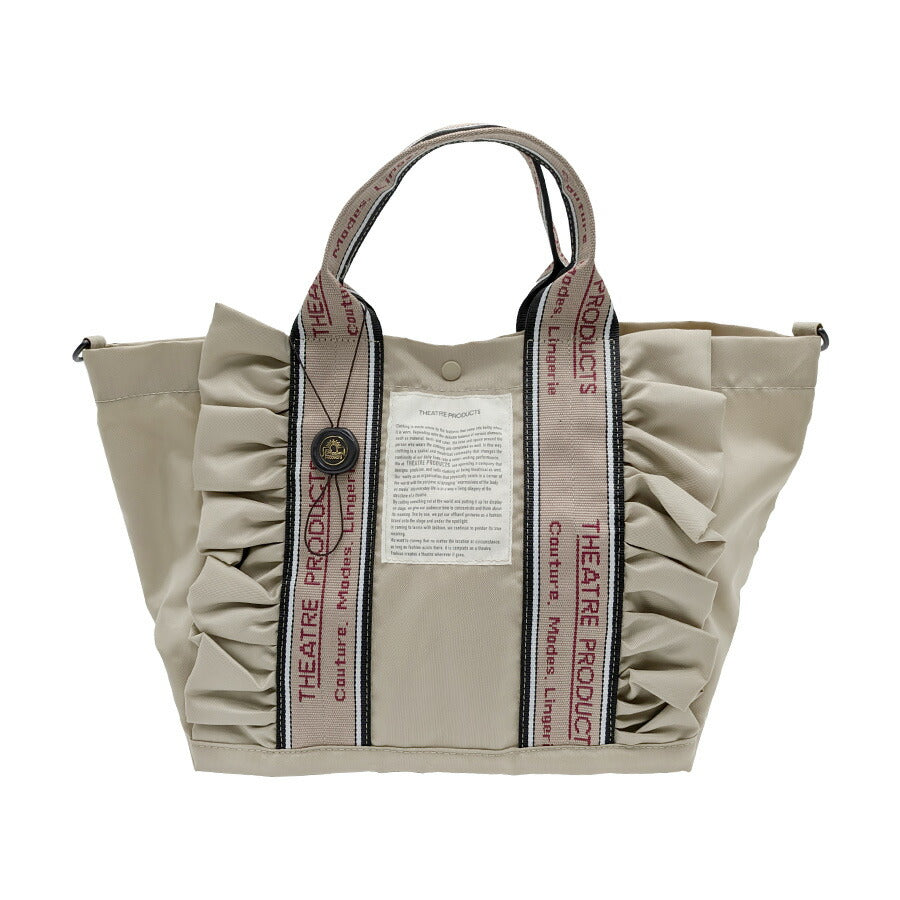 【THEATRE PRODUCTS】 cl240362 2WAYフリルトートバッグL 鞄 かばん カバン バッグ 手持ち シアタープロダクツ 普段使い 使いやすい 便利 プレゼント 贈り物