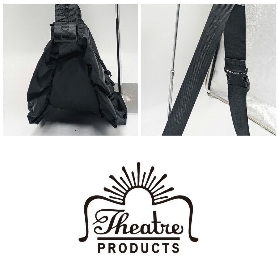 【THEATRE PRODUCTS】cl240858 NYLON FRILL ROUND SHOULDER BAG -L- ショルダー レディース かばん バッグ おしゃれ ギフト プレゼント ブラック