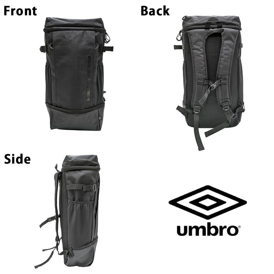 【umbro】リュック 大容量 70251 かばん バッグ バックパック 部活 遠征 学生 通学 通勤 便利 アンブロ スポーツ メンズ プレゼント ギフト ブラック