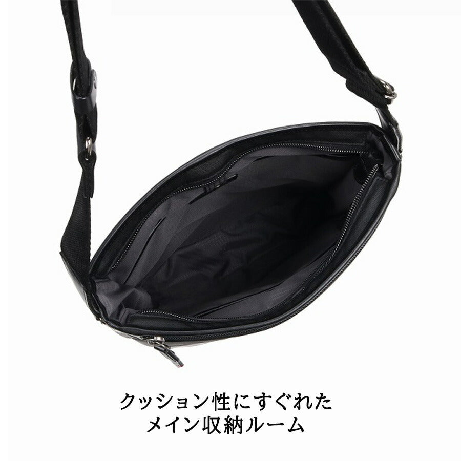 ultimaTOKYO 68174 ディーノ タテ型ショルダーバッグ ショルダーバッグ 斜め掛け かばん カバン メンズ ユニセックス プレゼント ギフト 父の日 ブラック