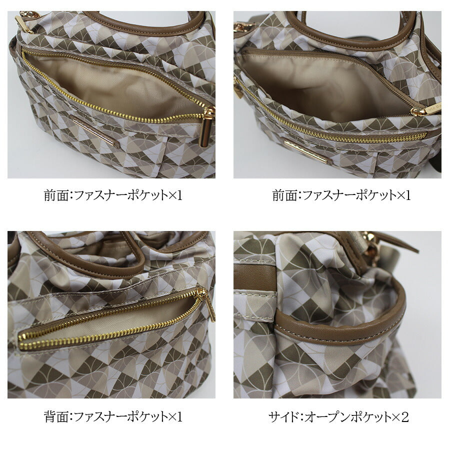 【Via Demizon】VI003 エルバ トートバッグ 斜め掛け 2WAY かばん カバン 鞄 バッグ シンプル ヴィアデミゾン ブラック ベージュ カーキ ネイビー 使いやすい お出かけ 普段使い 日常 母の日 敬老の日 おしゃれ ギフト プレゼント