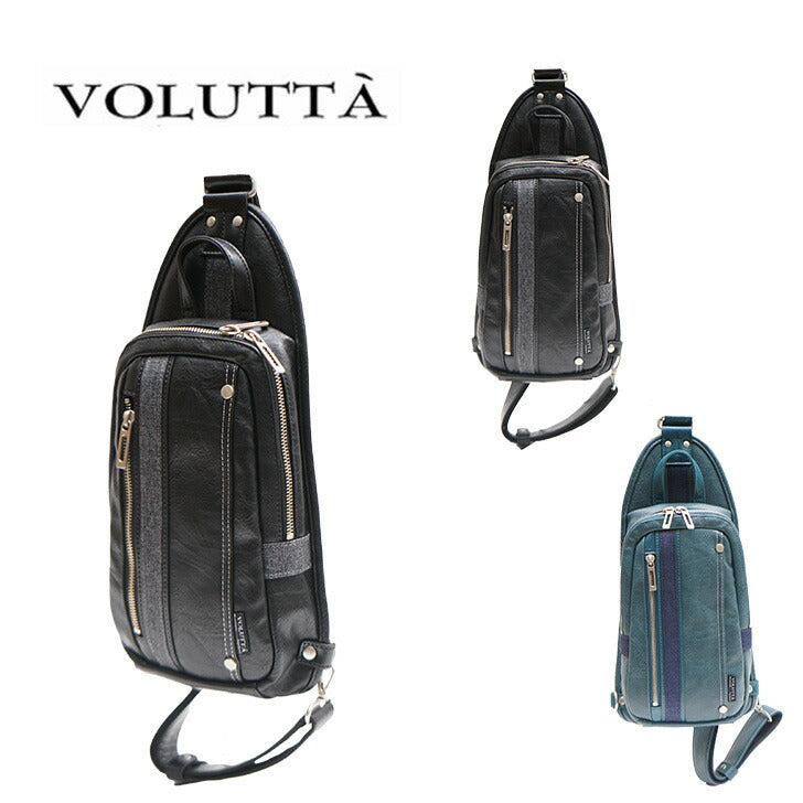 VOLUTTA ヴォルッタ グラツィア ワンショルダー VOL373 ショルダーバッグ ボディバッグ 斜め掛け 小さめ レザー 大人 かっこいい シンプル プレゼント 父の日 バレンタイン 敬老 メンズ レディース 大人っぽい