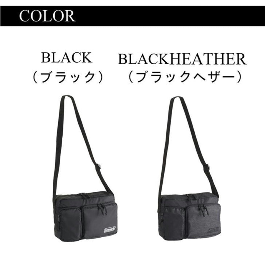 Coleman コールマン walkershoulder ウォーカーショルダー 横型 ショルダーバッグ スクエア メンズ レディース 男性 女性 シンプル カジュアル アウトドア 軽量 通勤 通学 学生 社会人 旅行 部活 習い事 おしゃれ 人気 送料無料 バッグ 鞄