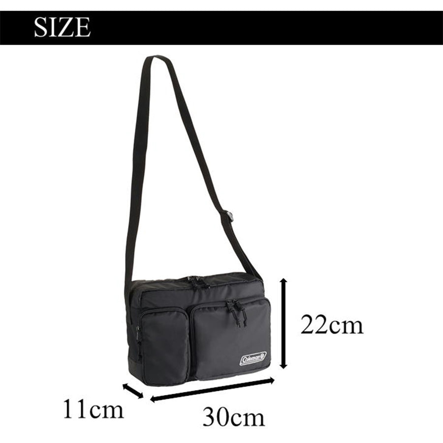Coleman コールマン walkershoulder ウォーカーショルダー 横型 ショルダーバッグ スクエア メンズ レディース 男性 女性 シンプル カジュアル アウトドア 軽量 通勤 通学 学生 社会人 旅行 部活 習い事 おしゃれ 人気 送料無料 バッグ 鞄