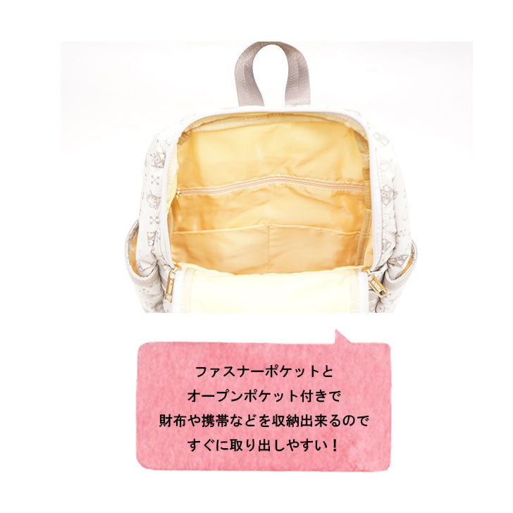 【当店オリジナルエコバッグプレゼント中!】【WachiField】わちふぃーるど WACHIFIELD WTSK-05 10L ミニリュック バッグ 鞄 リュック リュックサック バックパック ダヤン 軽量 おでかけ 旅行 プレゼント 贈り物 モノグラム柄 猫柄