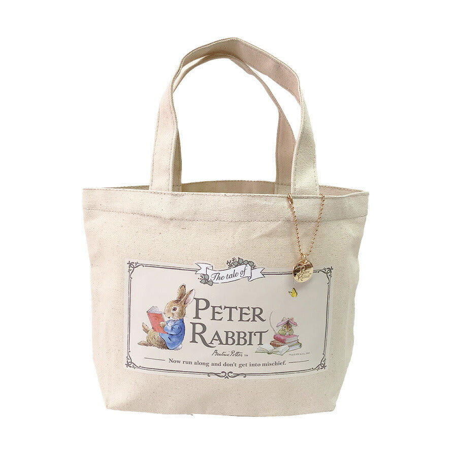 【PETER RABBIT】0632 ハンドバッグ かばん バッグ ランチバッグ サブバッグ エコバッグ キャラクター うさぎ ピーターラビット 使いやすい お出かけ 軽量