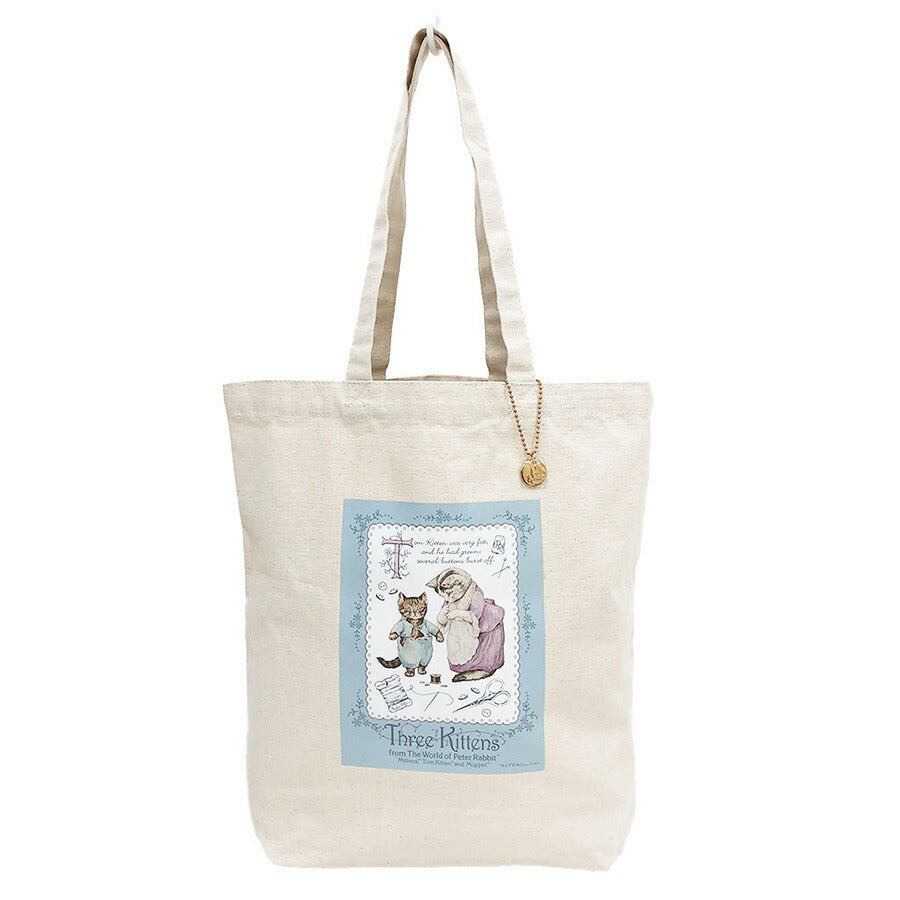 【PETER RABBIT】0633 トートバッグ かばん バッグ 手持ち サブバッグ エコバッグ キャラクター うさぎ ピーターラビット 使いやすい お出かけ 軽量 A4対応