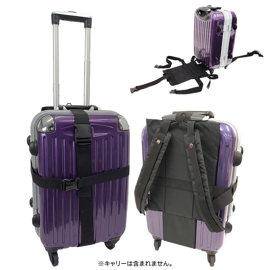 【SAND GLASS】 3g95 キャリー対応リュック かばん バッグ リュック コンパクト 持ち運び 使いやすい 便利 ユニセックス プレゼント ギフト ブラック