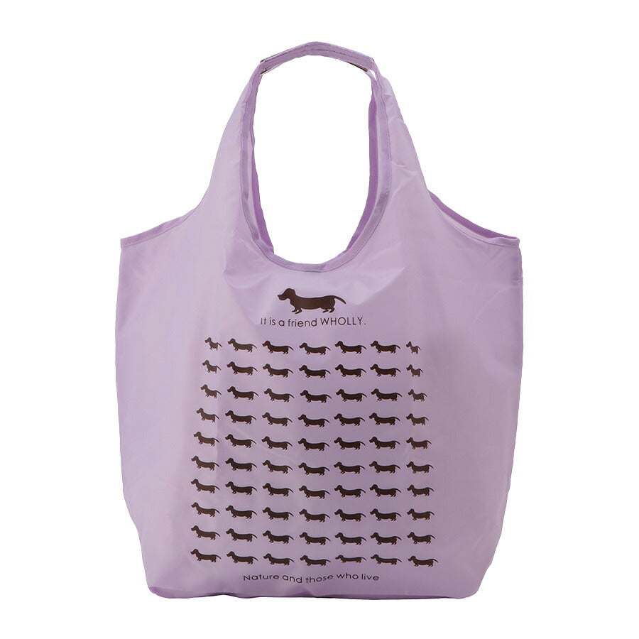 【WHOLLY】 3l02 角型手提げバッグ 鞄 かばん カバン バッグ 犬 ウォーリー エコバッグ お買い物 サブバッグ 使いやすい プレゼント 贈り物 ギフト