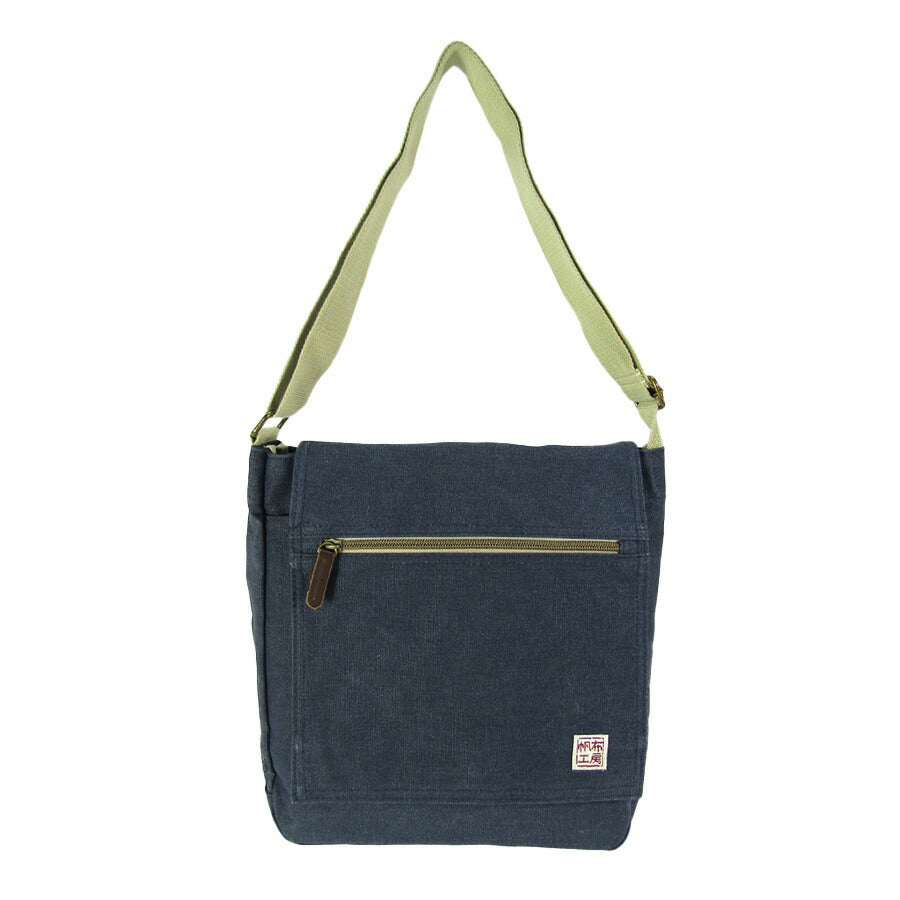 【帆布工房】3X57 FLAP SHOULDERシリーズ ショルダーバッグ はんぷこうぼう ハンプ 綿 コットン 縦型 かぶせ ショルダー 斜め掛け シンプル シンプル レッド カーキ ブラック ネイビー グレー ベージュ 単色 おおきめ
