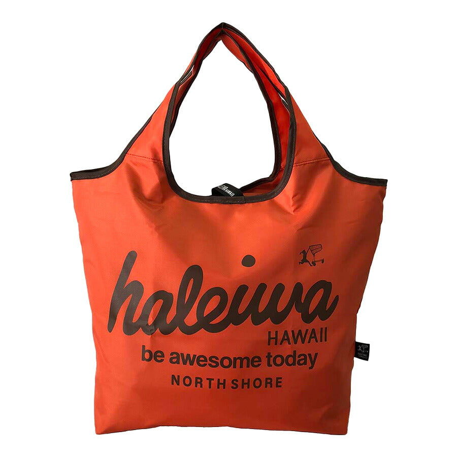 【HALEIWA HAPPY MARKET】 4302 保温保冷エコバッグ かばん バッグ 手持ち お買い物 日常 普段使い 使いやすい 便利 ユニセックス プレゼント ギフト オレンジ