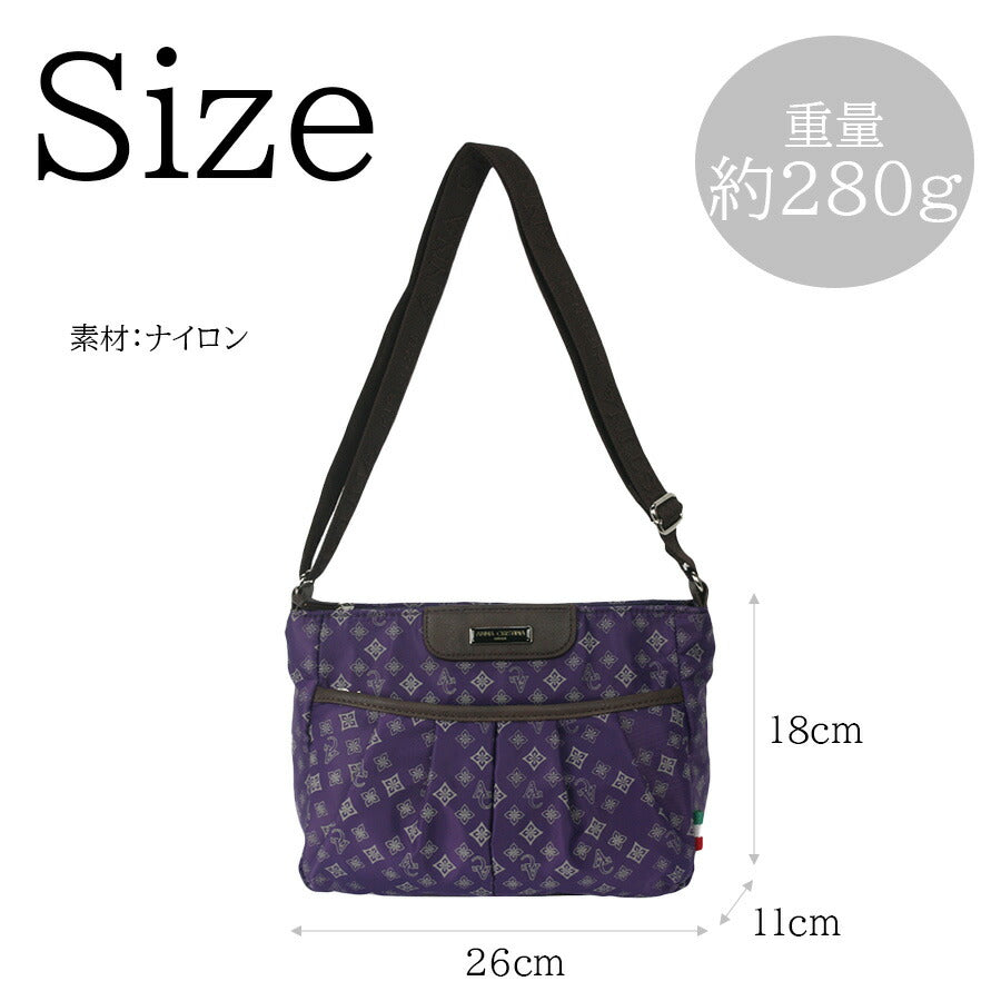 【ANNA CRISTINA】 4a28 多機能ショルダーバッグ 鞄 かばん カバン バッグ 斜め掛け アンナクリスティーナ 使いやすい 普段使い プレゼント 贈り物 ギフト