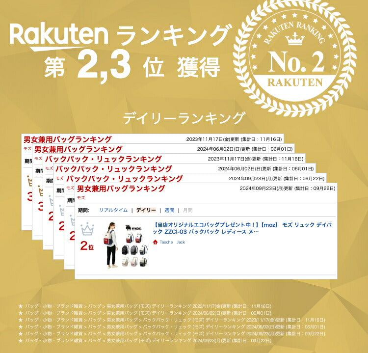 【当店オリジナルエコバッグプレゼント中!】【moz】 モズ リュック デイパック ZZCI-03 バックパック レディース メンズ 北欧 軽量 マザーズバッグ A4 17L 旅行 プレゼント ギフト 鞄 おしゃれ 母の日 人気 正規取扱店
