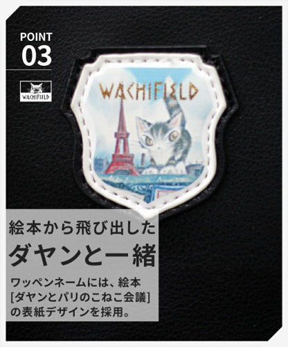【当店オリジナルエコバッグプレゼント中！】【WachiField】 わちふぃーるど フェイクレザー 合皮 トートバッグ 肩掛け カバン レディース スカーフ WTGC-03 お出かけ サブバッグ 旅行 通勤 軽量 エレガント ギフト プレゼント  母の日 敬老の日 ねこ ダヤン