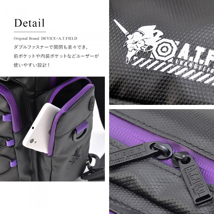 DEVICE 【新世紀エヴァンゲリオンコラボ】DEVICE×A.T.FIELD ターポリン メガボディバッグ ボディバッグ ワンショルダー ボディーバック 斜めがけバック 斜め掛け【送料無料】 DBN90069