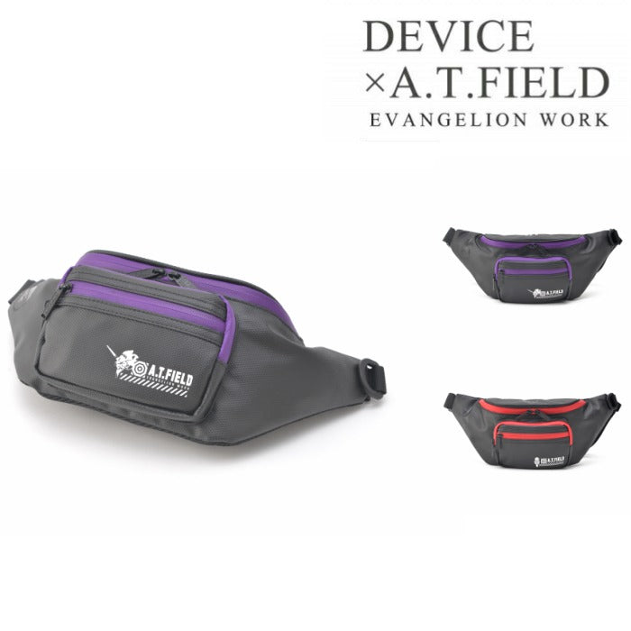 DEVICE 【新世紀エヴァンゲリオンコラボ】DEVICE×A.T.FIELD ターポリン ウエストバッグ エヴァ ボディバッグ ウエストポーチ 斜め掛け 初号機 弐号機 デバイスDWN90045