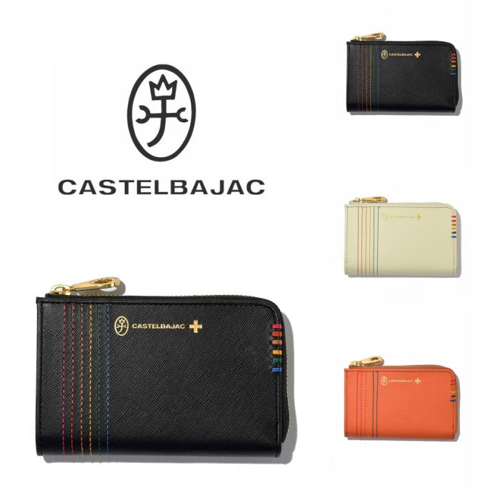 【正規取扱店】【CASTELBAJAC】[シェストシリーズ] 027608 カステルバジャック シェスト L字ファスナー セミ長財布 折財布 メンズ レディース ゴルフ おしゃれ 人気