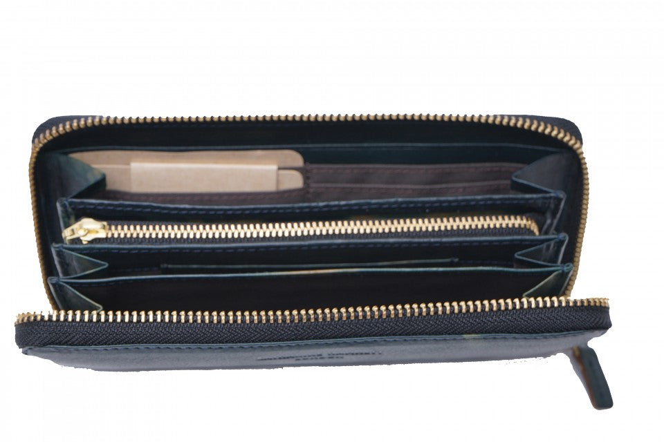 【KATHARINE HAMNETT LONDON】キャサリンハムネットロンドン ラウンドファスナー 長財布 490-59204 フルイド イタリアンレザー 高級 本革 イタリア 人気 父の日
