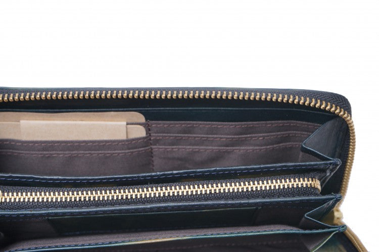 【KATHARINE HAMNETT LONDON】キャサリンハムネットロンドン ラウンドファスナー 長財布 490-59204 フルイド イタリアンレザー 高級 本革 イタリア 人気 父の日
