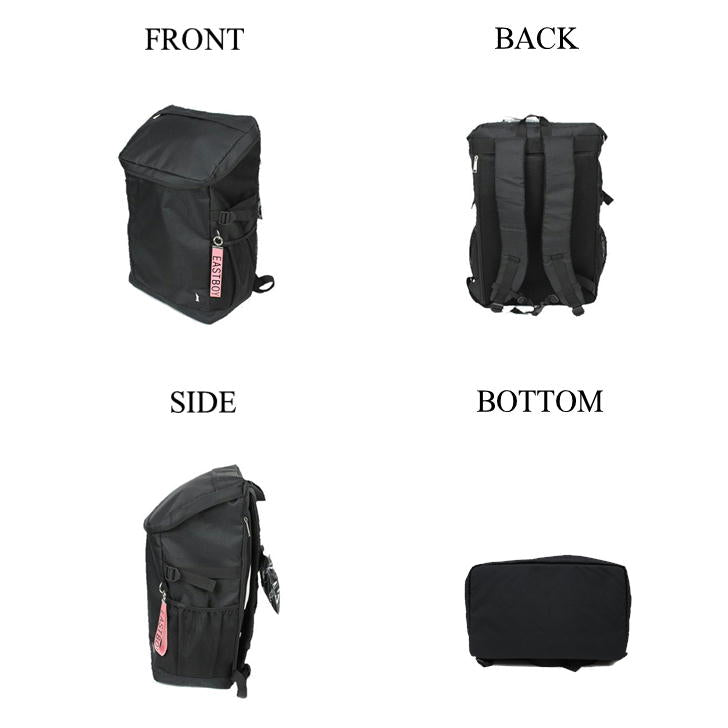 【EASTBOYオリジナルノベルティ付】EASTBOY イーストボーイ スクエア型 リュックサック 30L B4 No. EBA27 デイパック バックパック スクール レディース 大容量 部活 習い事 学生 シンプル 高校生 中学生 おしゃれ かわいい  通塾 送料無料 人気