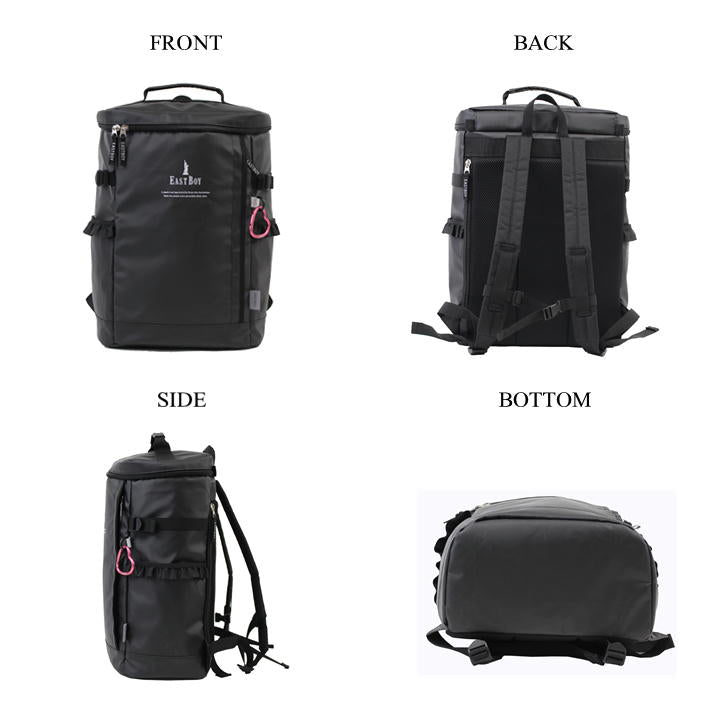 【EAST BOYオリジナルノベルティ付】EASTBOY  イーストボーイ アリス リュックサック EBA55 30L デイパック バックパック スクール レディース フリル ハート スクエア型  シンプル  ガーリー 高校生 中学生 通塾 送料無料 人気