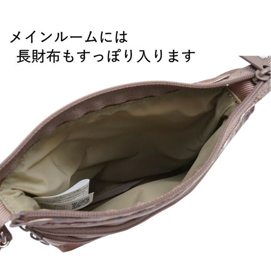 【クリックポスト/時間指定不可】ヤマト屋 RaviRavi ラビラビ KIKI2 キキ Ｗファスナーポシェット S T744 ショルダーバッグ 斜め掛けバッグ 鞄 カバン  レディース ギフト プレゼント 女性  フォーマル 超軽量 洗濯可能 おしゃれ 人気 送料無料 母の日《代引き不可》