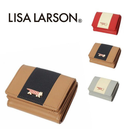 LISA LARSON リサ・ラーソン ラウンドファスナー 三つ折り 財布 LTLY-04 Mikey 高級 本革 YKKファスナー マイキー 猫 レディース ギフト 母の日 バレンタイン 人気 プレゼント