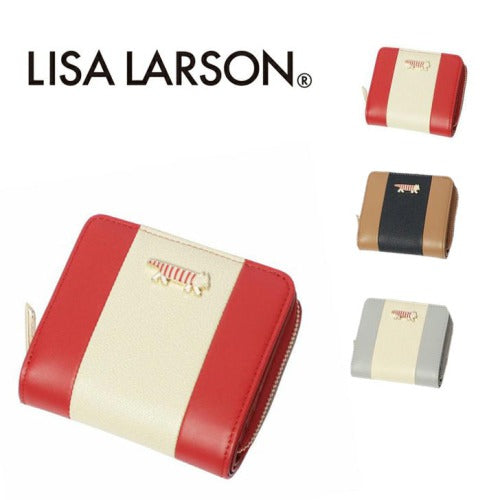 LISA LARSON リサ・ラーソン ラウンドファスナー 二つ折り 財布 LTLY-05 Mikey 高級 本革 YKKファスナー マイキー 猫 レディース ギフト 母の日 バレンタイン 人気 プレゼント