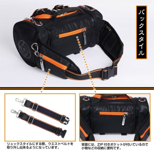 DEVICE デバイス 呪術廻戦 4WayBAG ウエストバッグ ボストンバッグ ボディバッグ リュックサック 斜め掛け 本革 キャラクターモデル モチーフ テレビアニメ メンズ レディース 人気 スタイリッシュ 鞄 dwh22010