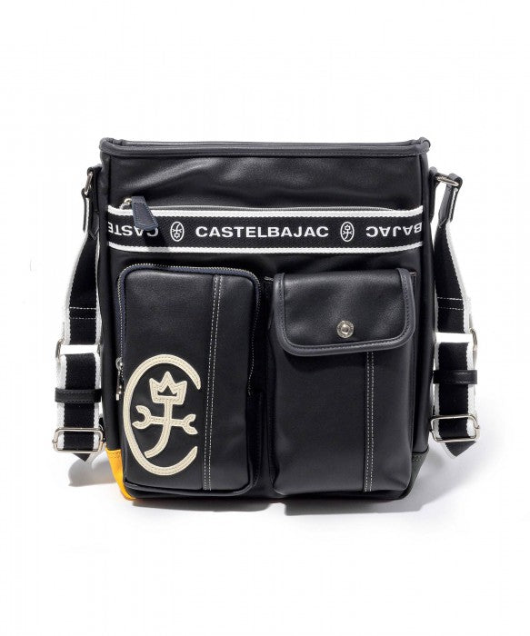【正規取扱店】【CASTELBAJAC】[ドミネシリーズ] 024113 カステルバジャック ドミネ ラージ ショルダーバッグ タテ型 斜め掛け バッグ カバン 鞄 メンズ レディース バジャック ゴルフ おしゃれ 人気