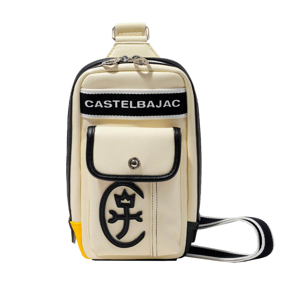 【正規取扱店】【CASTELBAJAC】[ドミネシリーズ] 024912 カステルバジャック ドミネ スモールワンショルダーバッグ 斜め掛け ボディバッグ バッグ 鞄 メンズ レディース バジャック ゴルフ おしゃれ 人気