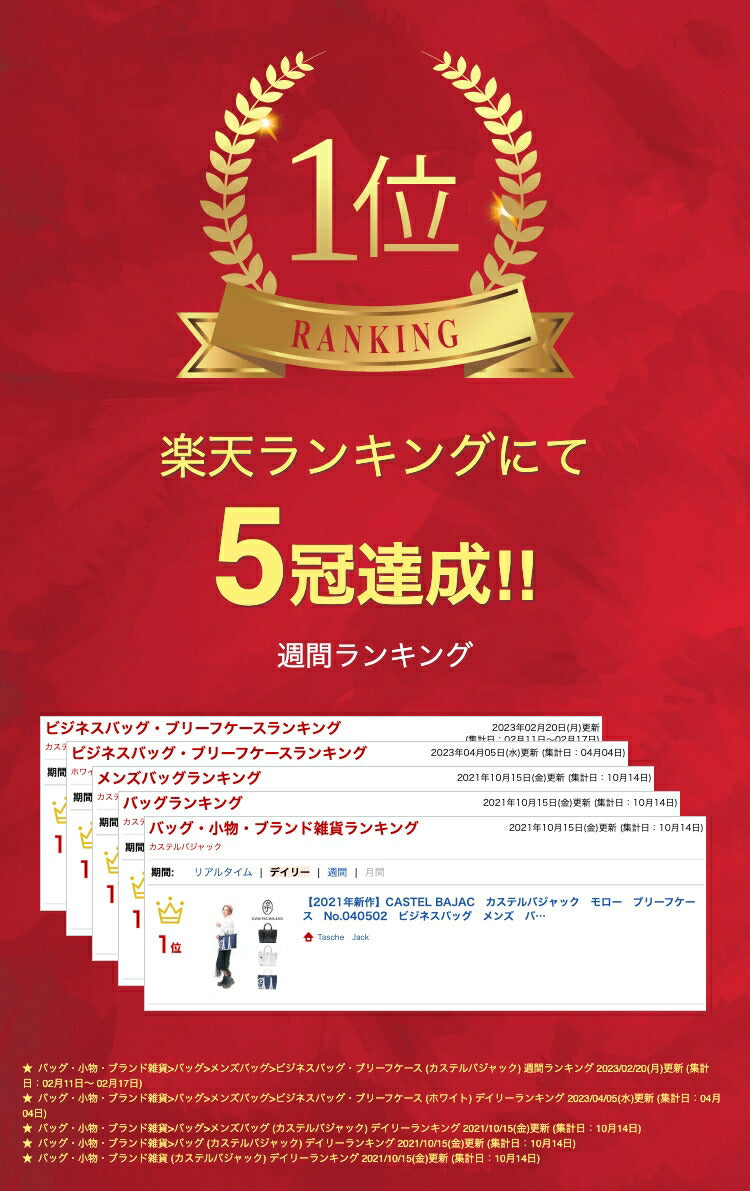 【正規取扱店】【CASTELBAJAC】[モローシリーズ] 040502 カステルバジャック モロー ブリーフケース ビジネスバッグ メンズ バジャック 普段使い バッグ 鞄 ゴルフ 日本製 人気 おしゃれ
