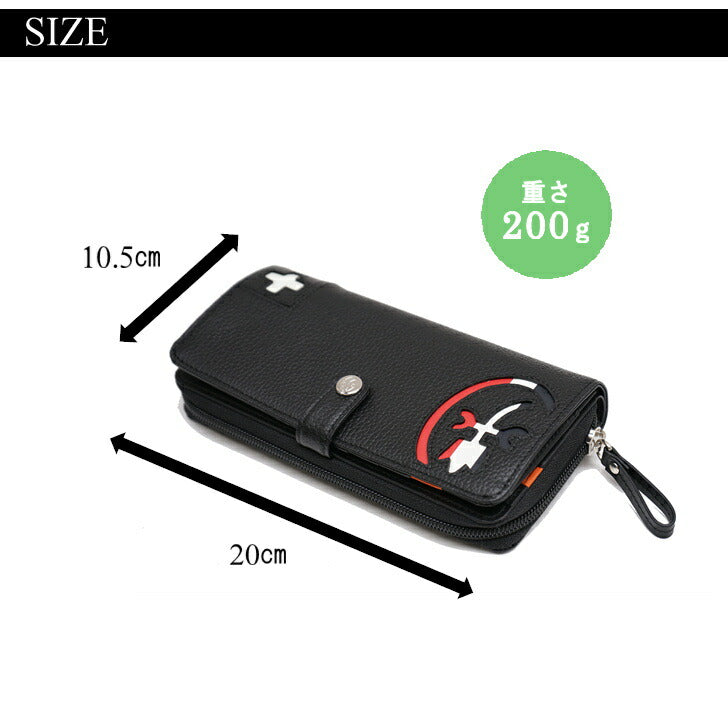 【正規取扱店】【CASTELBAJAC】[パンセシリーズ] 059615 カステルバジャック 外ファスナー長財布 パンセ ウォレット メンズ レディース ゴルフ おしゃれ 人気 本革 牛革 ギフト