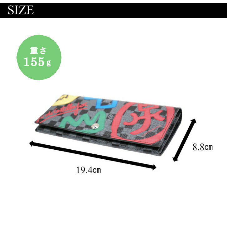 【正規取扱店】【CASTELBAJAC】[クラーシリーズ] 066622 カステルバジャック クラー 被せ長財布 財布 牛革 本革 レディース メンズ ユニセックス バジャック ゴルフ 総柄 人気 おしゃれ 上品 ギフト プレゼント