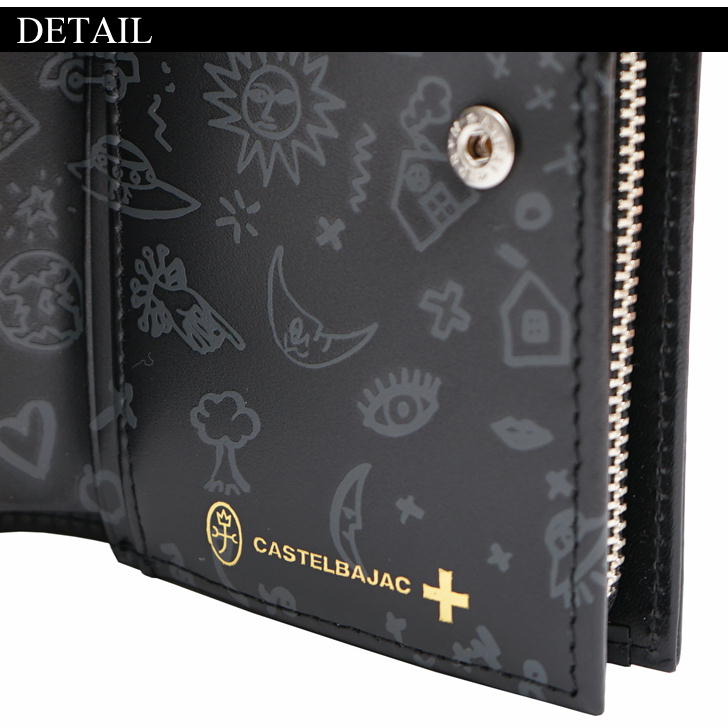 【正規取扱店】【CASTELBAJAC】[エリーシリーズ] 082614 カステルバジャック 二つ折り財布 カード段10 エリー ミドルウォレット ゴルフ おしゃれ 人気 レザー 牛革 数量限定 ギフト