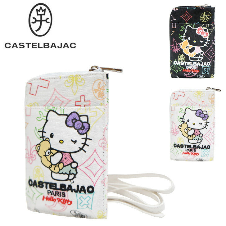 【正規取扱店】【CASTELBAJAC】[キトゥンシリーズ] 086151 カステルバジャック kitton Series キトゥン シリーズ ハローキティコラボ スマホ ショルダーバッグ