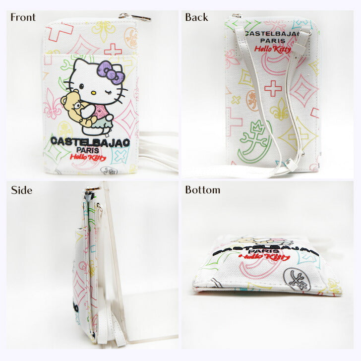 【正規取扱店】【CASTELBAJAC】[キトゥンシリーズ] 086151 カステルバジャック kitton Series キトゥン シリーズ ハローキティコラボ スマホ ショルダーバッグ