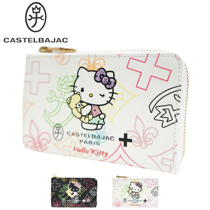 【正規取扱店】【CASTELBAJAC】[キトゥンシリーズ] 086652 カステルバジャック kitton Series キトゥン シリーズ ハローキティコラボ L字 折り財布