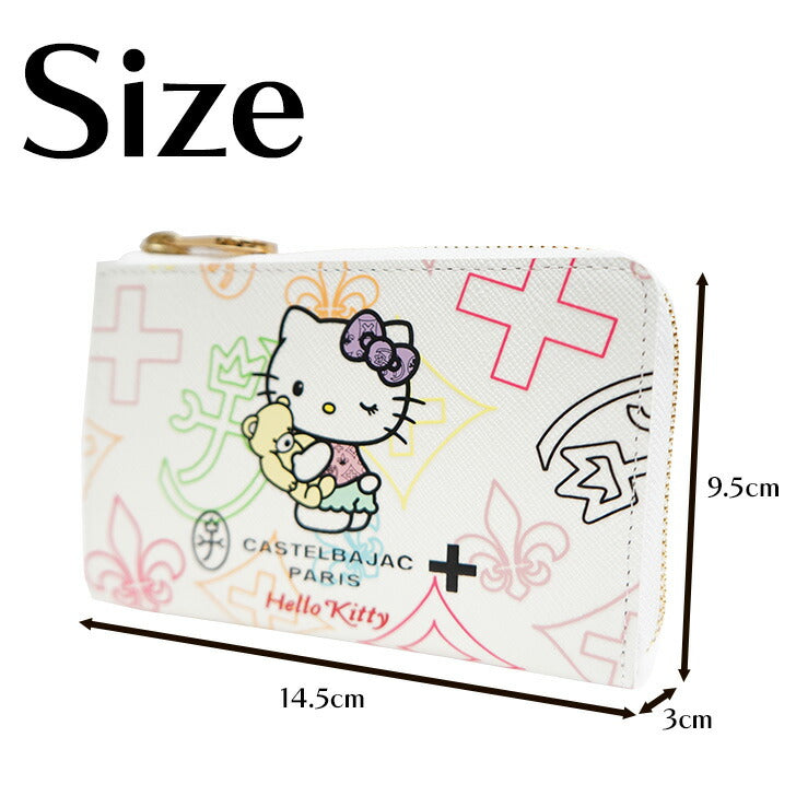 【正規取扱店】【CASTELBAJAC】[キトゥンシリーズ] 086652 カステルバジャック kitton Series キトゥン シリーズ ハローキティコラボ L字 折り財布