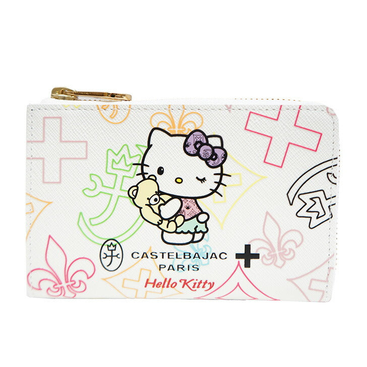 【正規取扱店】【CASTELBAJAC】[キトゥンシリーズ] 086652 カステルバジャック kitton Series キトゥン シリーズ ハローキティコラボ L字 折り財布