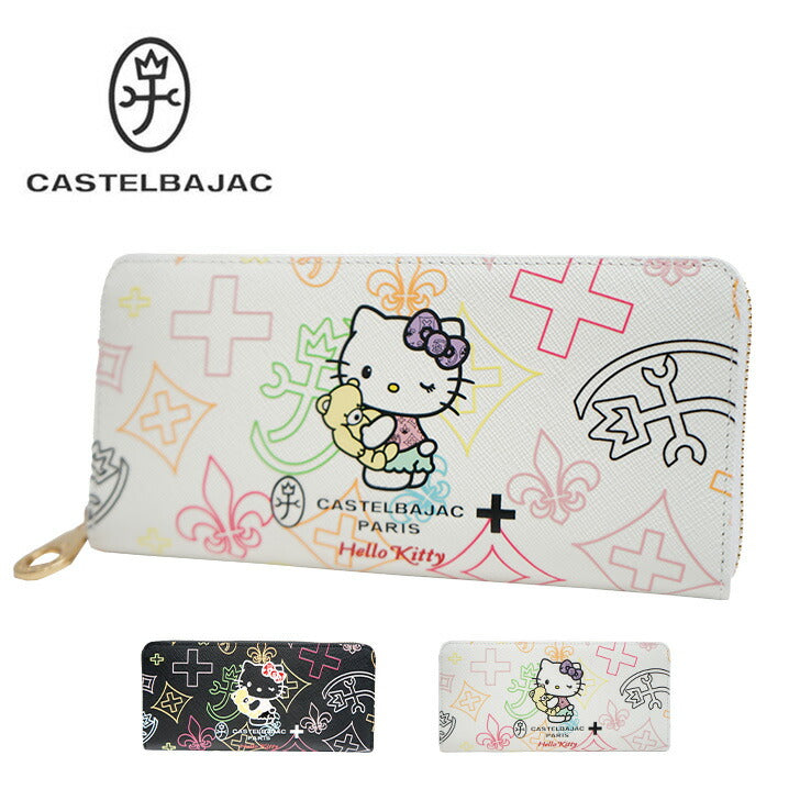 【正規取扱店】【CASTELBAJAC】[キトゥンシリーズ] 086653 カステルバジャック kitton Series キトゥン シリーズ ハローキティコラボ ラウンド 長財布