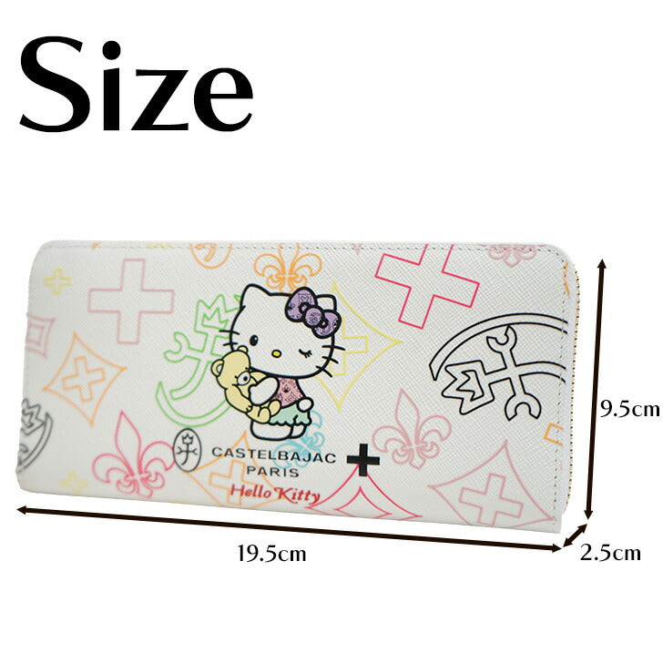 【正規取扱店】【CASTELBAJAC】[キトゥンシリーズ] 086653 カステルバジャック kitton Series キトゥン シリーズ ハローキティコラボ ラウンド 長財布