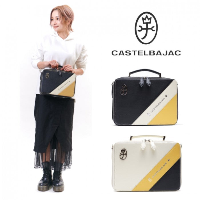 【正規取扱店】【CASTELBAJAC】[ミランシリーズ] 099222 ドライビング バッグ カステルバジャック ミラン レザートートバッグ 2way カバン メンズ レディース バジャック ゴルフ 人気 限定